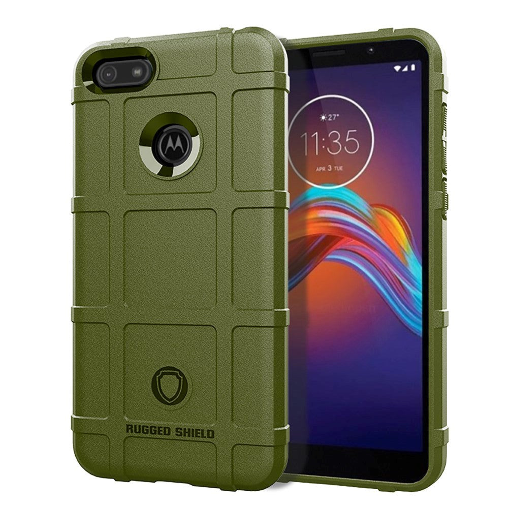 Motorola Moto E6 Spela robust sköldfodral - Grönt