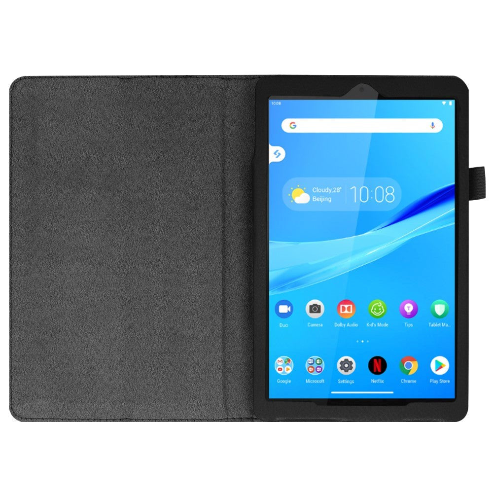 Lenovo Tab M8 (2nd Gen.) 8" Litchi Leather Case with Stand Function & Magnetic Lock - Svart