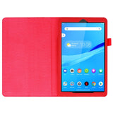 Lenovo Tab M8 (2nd Gen.) 8" Litchi Leather Case with Stand Function & Magnetic Lock - Red