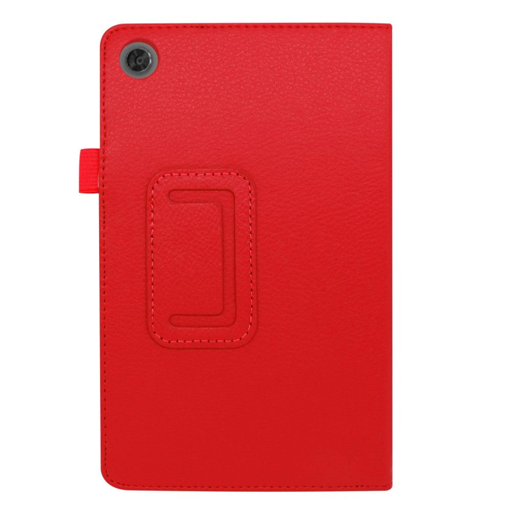 Lenovo Tab M8 (2nd Gen.) 8" Litchi Leather Case with Stand Function & Magnetic Lock - Red