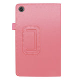 Lenovo Tab M8 (2nd Gen.) 8" Litchi Leather Case m. Stand & Magnetic Lock - Pink