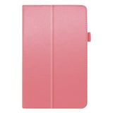 Lenovo Tab M8 (2nd Gen.) 8" Litchi Leather Case m. Stand & Magnetic Lock - Pink