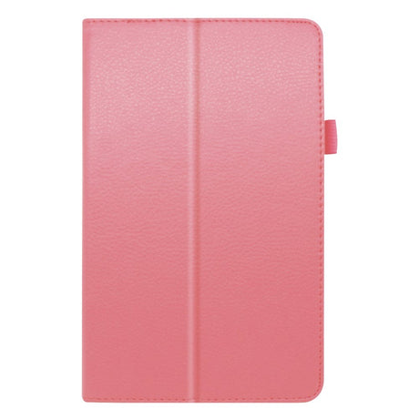 Lenovo Tab M8 (2nd Gen.) 8" Litchi Leather Case m. Stand & Magnetic Lock - Pink