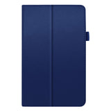 Lenovo Tab M8 (2nd Gen.) 8" Litchi Leather Case with Stand Function & Magnetic Lock - Blue