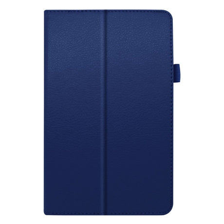 Lenovo Tab M8 (2nd Gen.) 8" Litchi Leather Case with Stand Function & Magnetic Lock - Blue