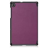 Lenovo Tab M10 FHD Plus 10.3 "(TB-X606) Tri-Fold Leather Case-Purple