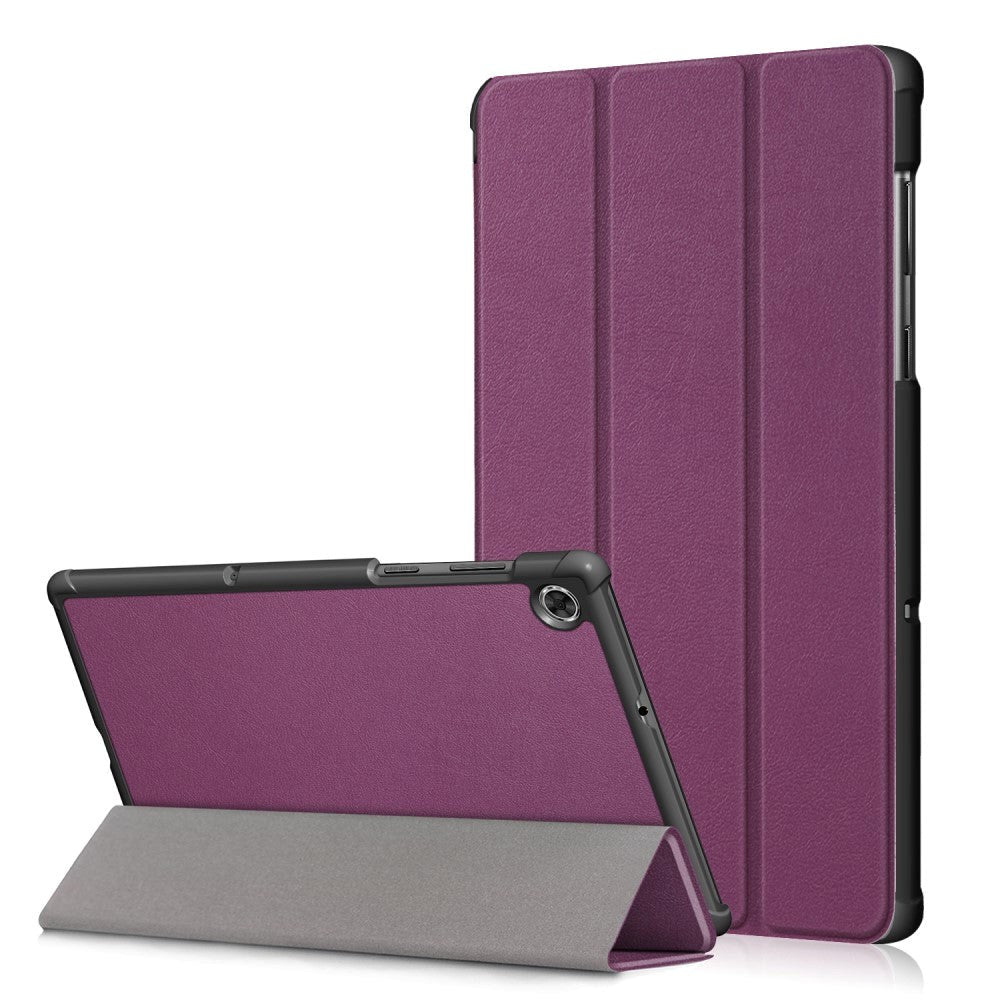 Lenovo Tab M10 FHD Plus 10.3 "(TB-X606) Tri-Fold Leather Case-Purple