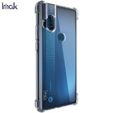 Motorola Moto One Hyper IMAK Shock Resistant Plastic Case m. Skyddsfilm - Transparent