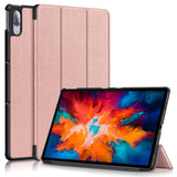 Lenovo Tab P11 Pro Tri-Fold Flip Case m. wake up/sleep-funktion - rosguld