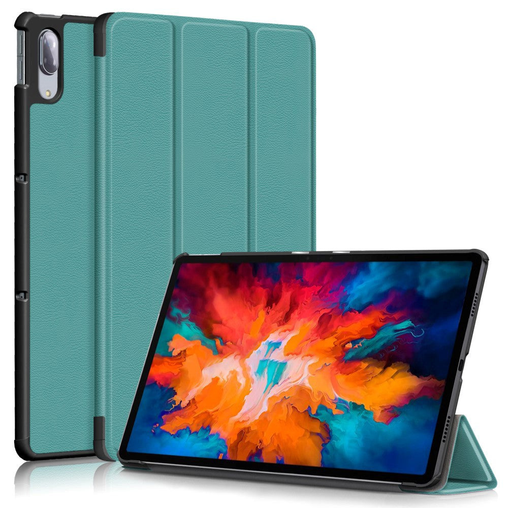 Lenovo Tab P11 Pro Tri-Fold Flip Case m. wake up/sleep-funktion - grön