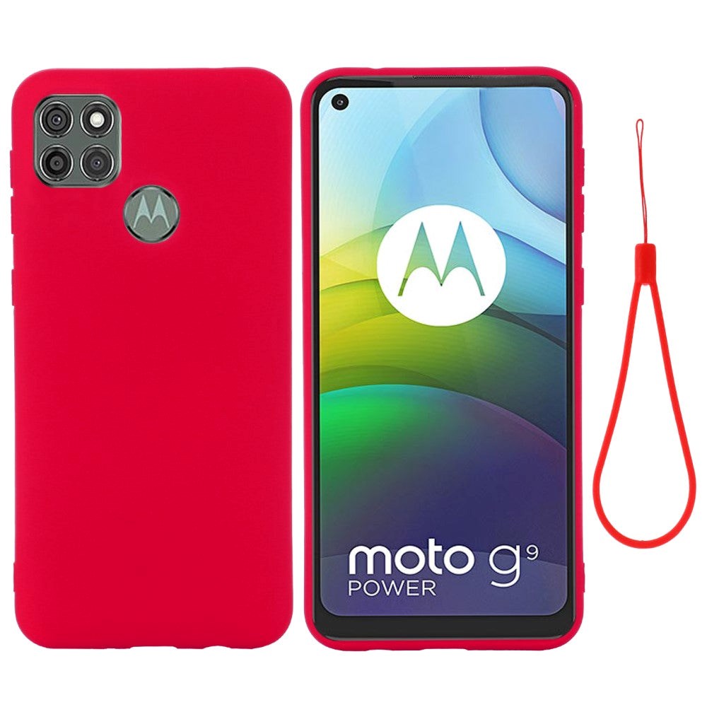 Motorola Moto G9 Power Silicone Case - Red