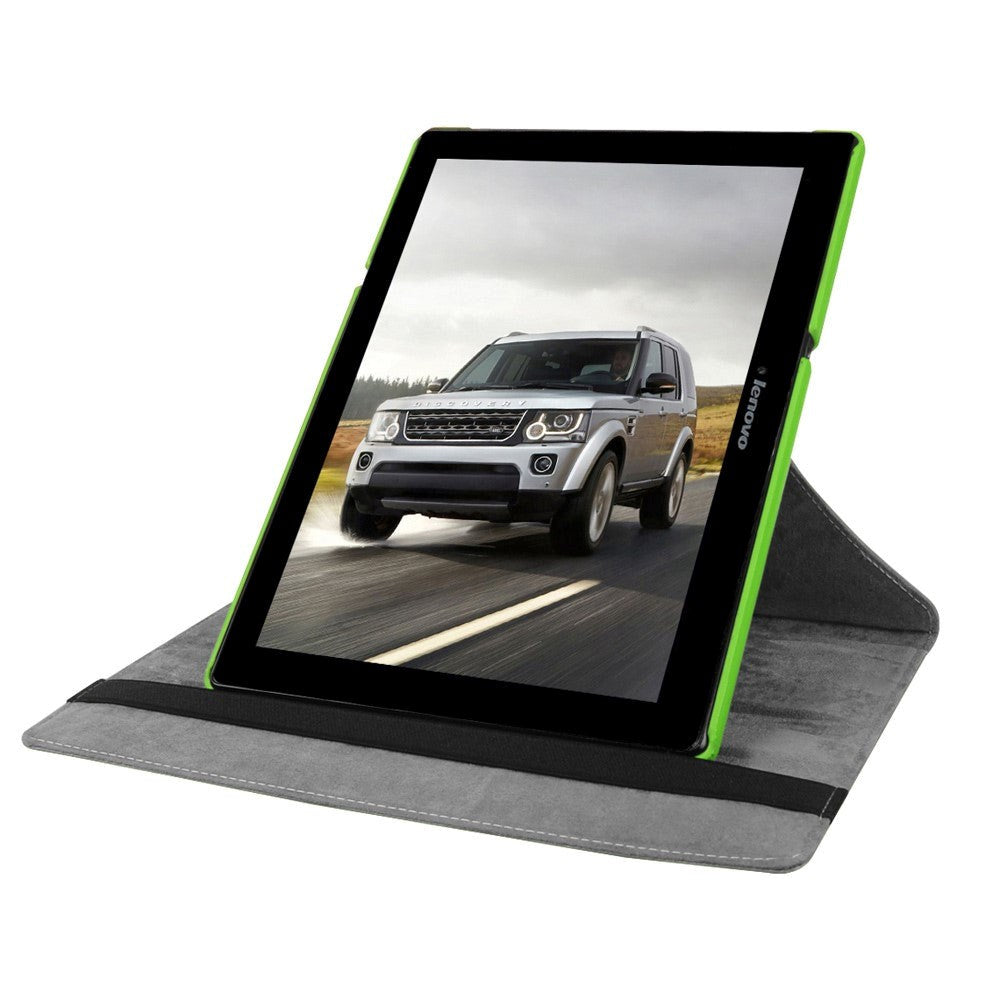 Lenovo Tab3 10 Classic 360-gradersfodral med Stand Function Green