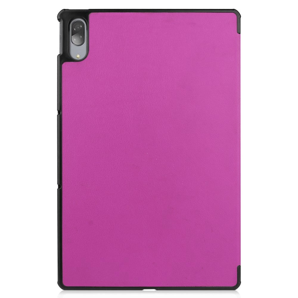 Lenovo Pad Pro Tri-Fold Leather Case - Purple