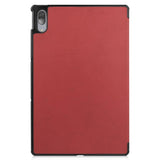 Lenovo Pad Pro Tri-Fold Leather Case - Wine Red