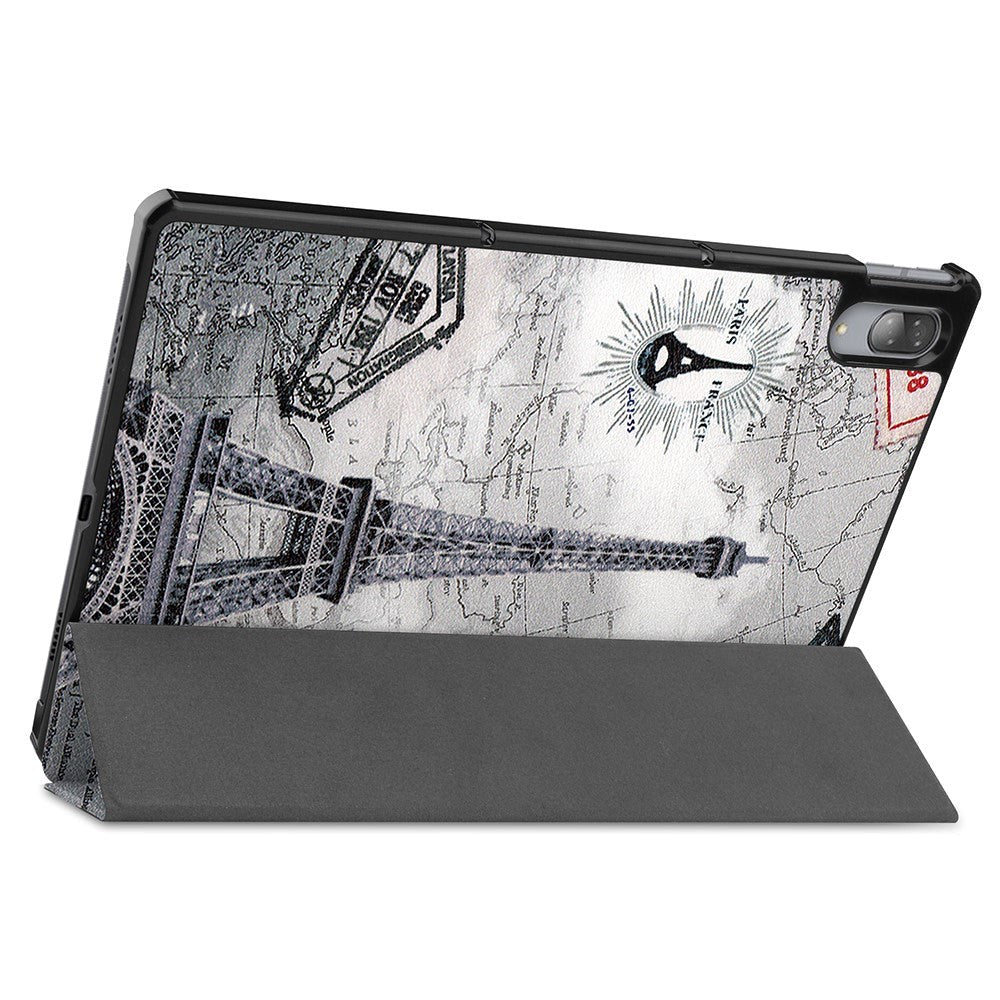 Lenovo Pad Pro Tri-Fold Leather Case - Eiffeltornet