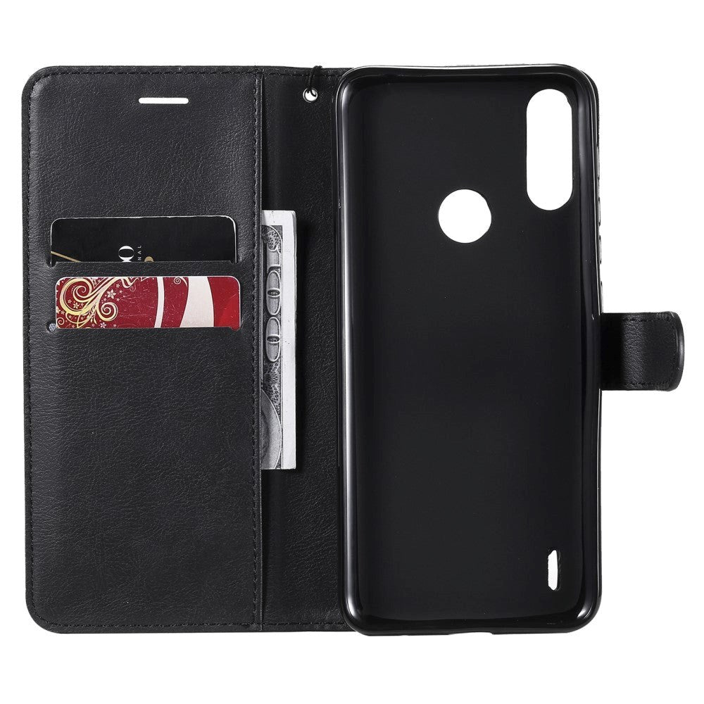 Motorola Moto E7 Power / E7i Power Wallet Case - Svart