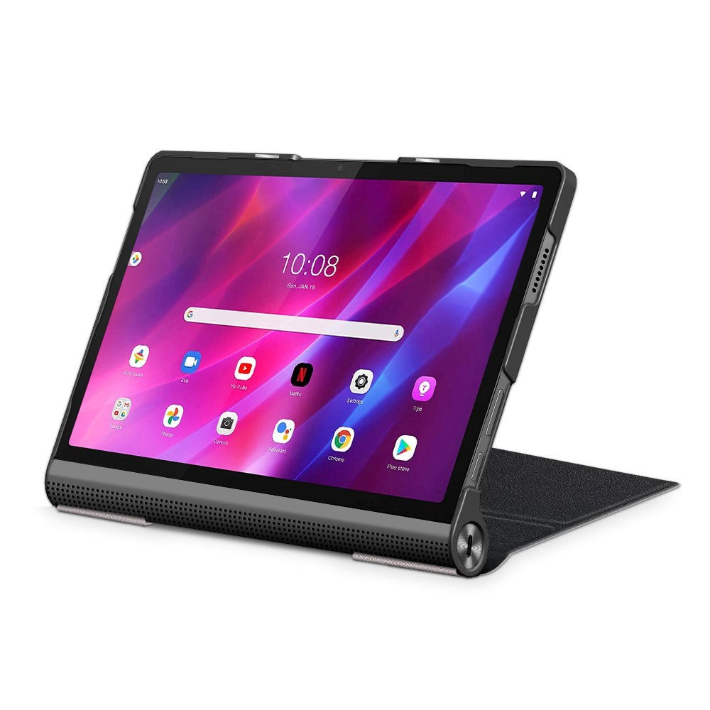 Lenovo Yoga Tab 11 Läderfodral m. Stand - Svart