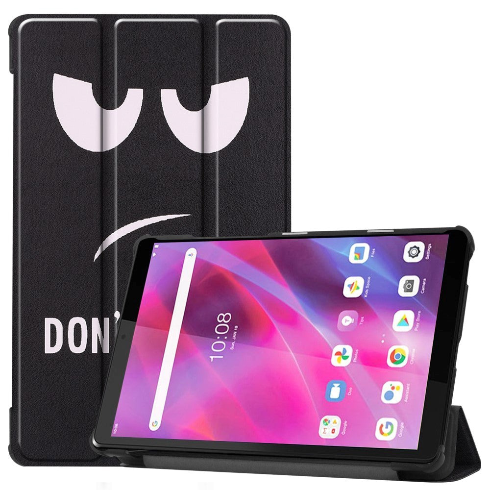 Lenovo Tab M8 (3 general) 8" Tri-Fold Flip Case m. Auto Sleep/Wake -funktionsfunktion -" Don't Touch Me "