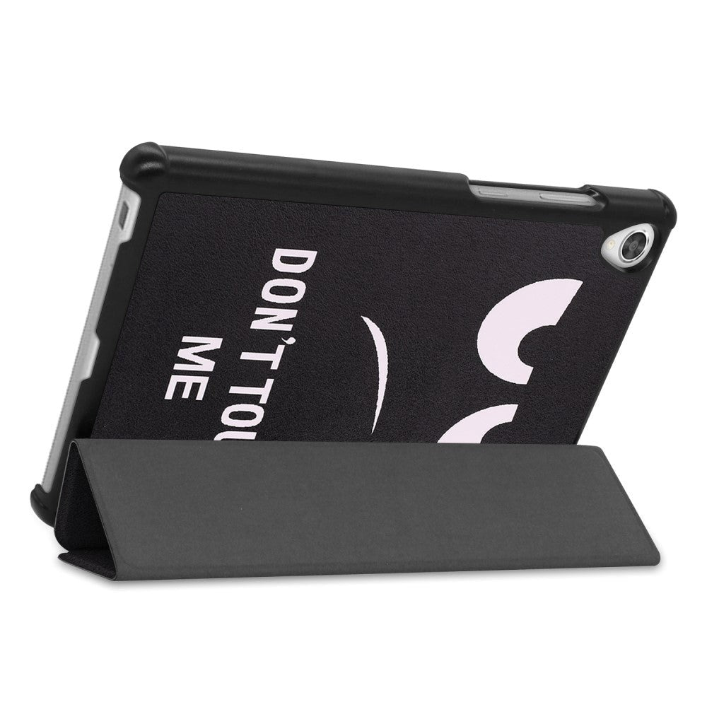 Lenovo Tab M8 (3 general) 8" Tri-Fold Flip Case m. Auto Sleep/Wake -funktionsfunktion -" Don't Touch Me "