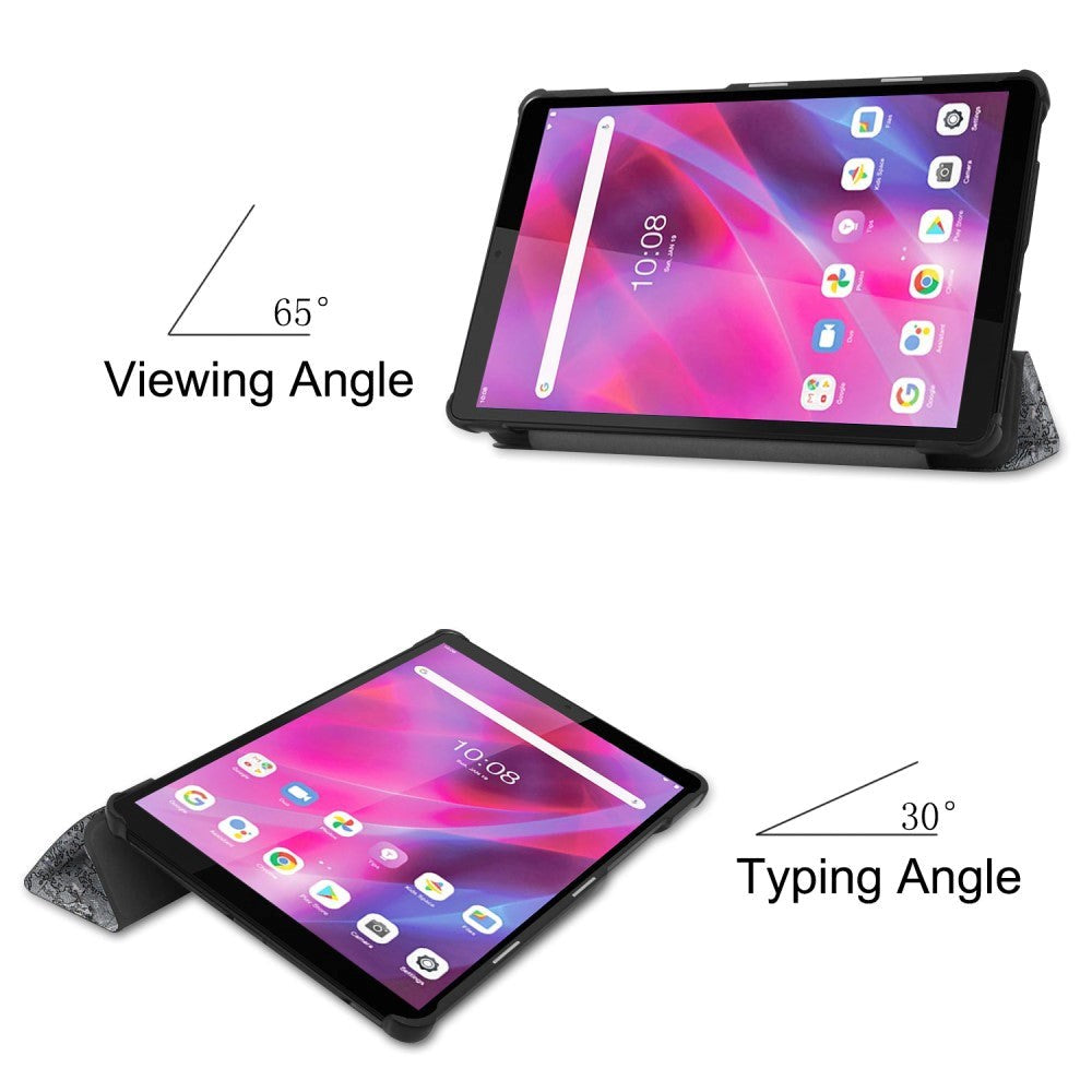 Lenovo Tab M8 (3 general) 8" Tri-Fold Flip Case m. Auto Sleep/Wake -funktionsfunktion - Eiffeltornet