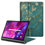 Lenovo Yoga Tab 11 Fodral m. Stativfunktion - Vita Blommor