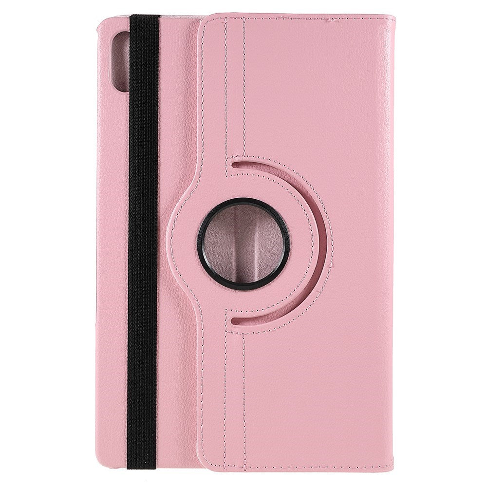 Lenovo Tab P12 Pro Leather Case m. 360 graders stativfunktion - Rosa