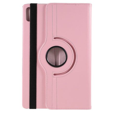 Lenovo Tab P12 Pro Leather Case m. 360 graders stativfunktion - Rosa