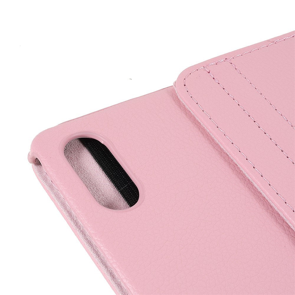 Lenovo Tab P12 Pro Leather Case m. 360 graders stativfunktion - Rosa