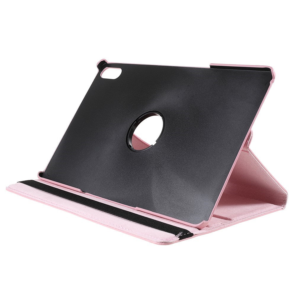 Lenovo Tab P12 Pro Leather Case m. 360 graders stativfunktion - Rosa