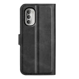 Motorola Moto G51 Wallet Case & Stand - Svart