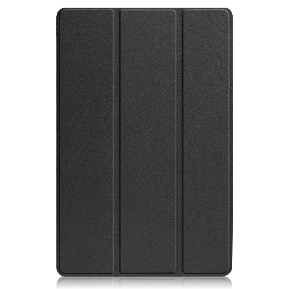 Lenovo Tab P12 Pro Tri-Fold Leather Case - Svart