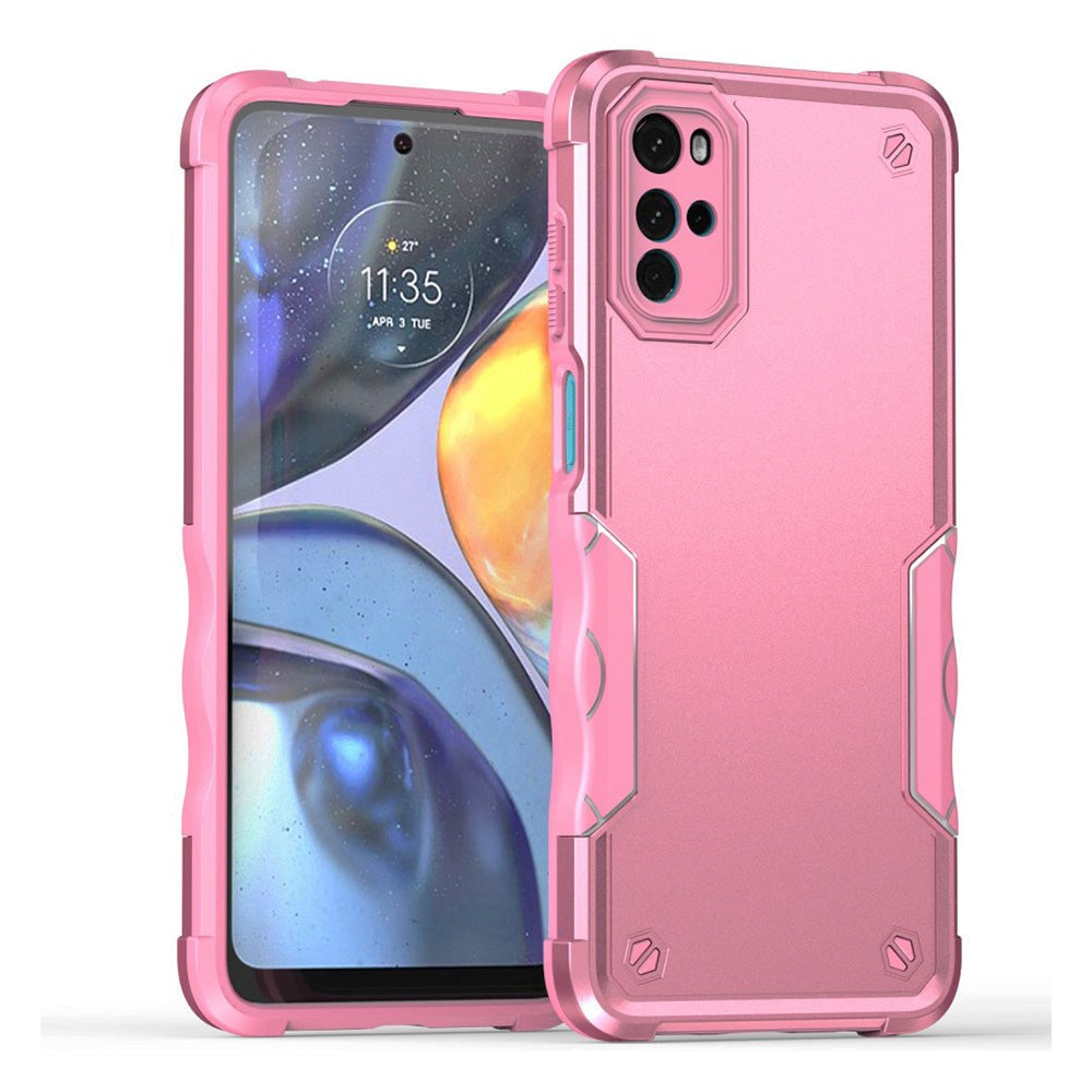 Motorola Moto G22 Hybrid Tough Case - Pink