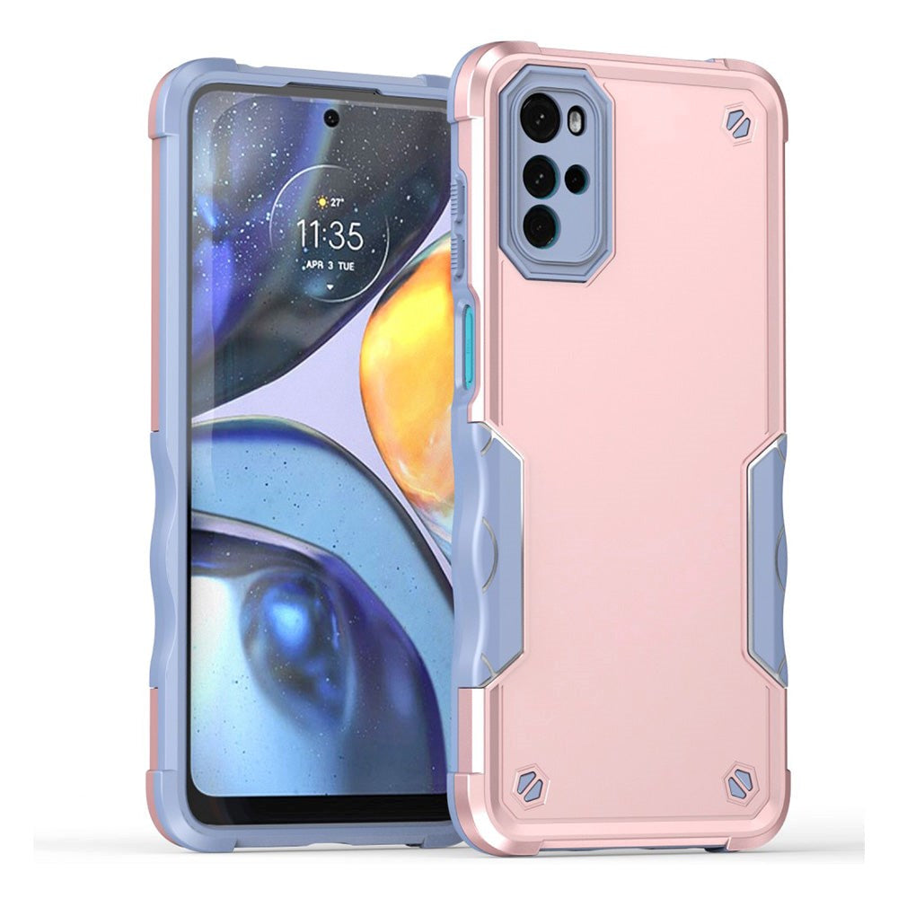 Motorola Moto G22 Hybrid Tough Case - Rose Gold