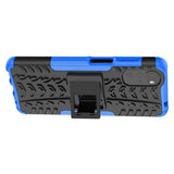 Motorola Moto G22 Cool Tire Tough Case m. Stand - Svart / blått