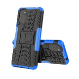 Motorola Moto G22 Cool Tire Tough Case m. Stand - Svart / blått