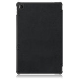 Lenovo Tab M10 Plus (3 gen) 10.6 "(TB-125F / 128F) Tri-Fold Leather Case-Black