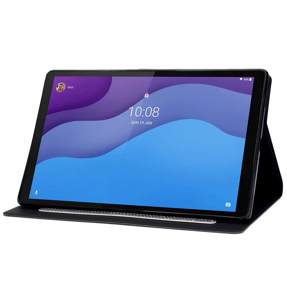 Lenovo Tab M10 (3. Gen) 10.1" (TB-328F/TB-328X) Flip Case m. Korthållare - Svart