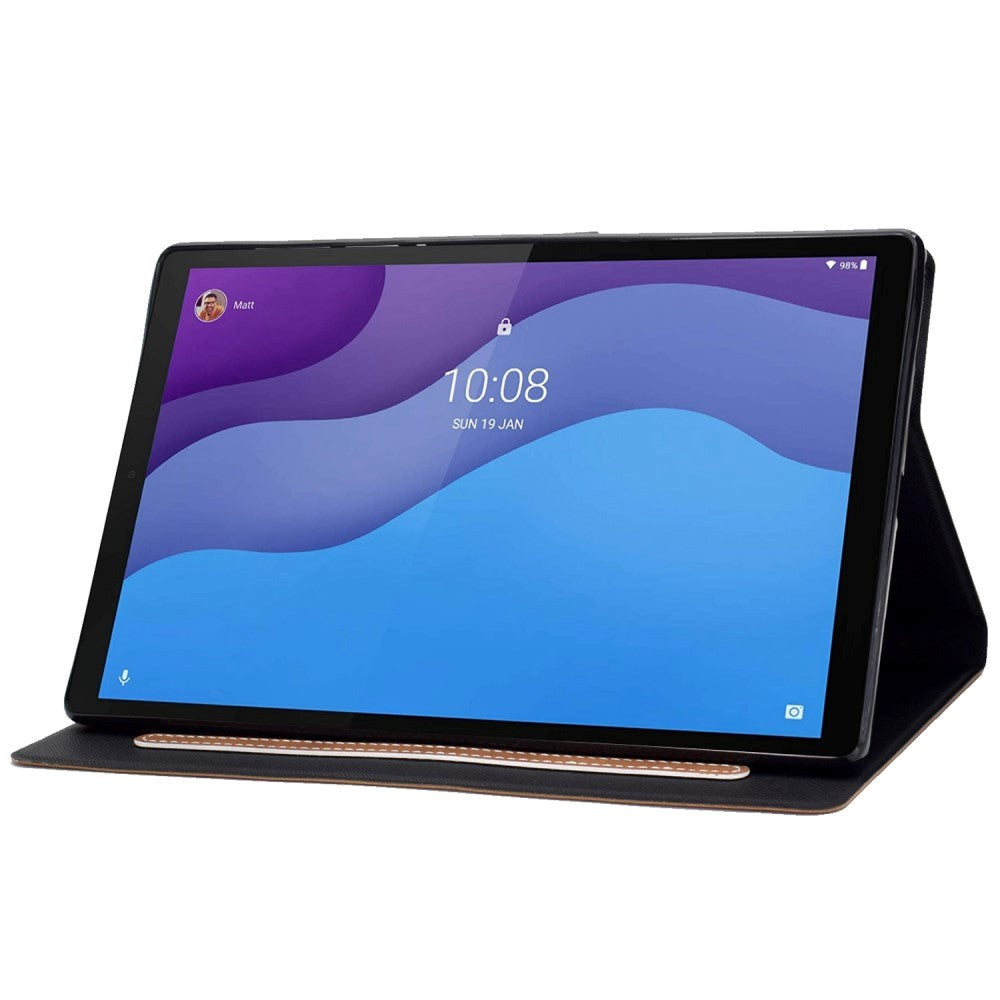 Lenovo Tab M10 (3. Gen) 10.1" (TB-328F/TB-328X) Flip Deksel med Lommebok - Brun