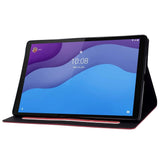 Lenovo Tab M10 (3. Gen) 10.1" (TB-328F/TB-328X) Flip Case m. Korthållare - Röd