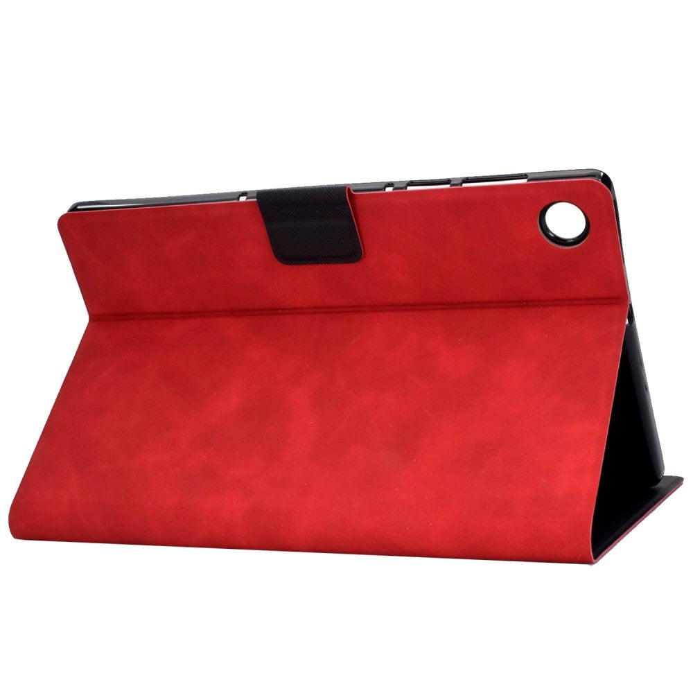 Lenovo Tab M10 (3. Gen) 10.1" (TB-328F/TB-328X) Flip Case m. Korthållare - Röd