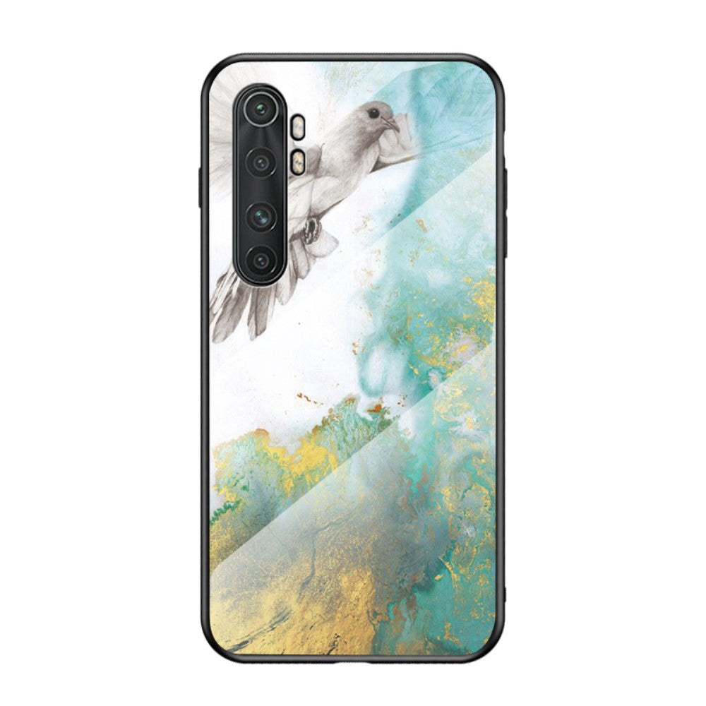 Xiaomi mi note 10 Lite Case m. Back Glass - Pigeon