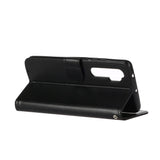 Xiaomi Mi Note 10 Lite Leather Wallet Case & Strap - Svart