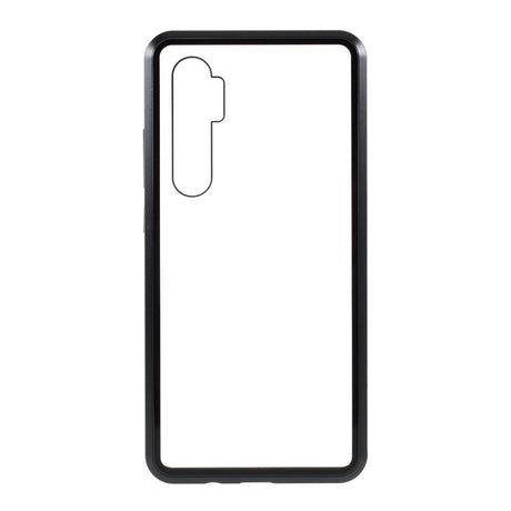 Xiaomi Mi Note 10 Lite 360⁰ Magnet Metal Case m. Glas bak och front - Svart