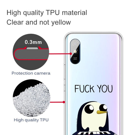 Xiaomi Redmi 9a / 9at plastskal - Penguin