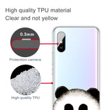 Xiaomi Redmi 9A / 9AT Flexibel Plast Skal - Panda