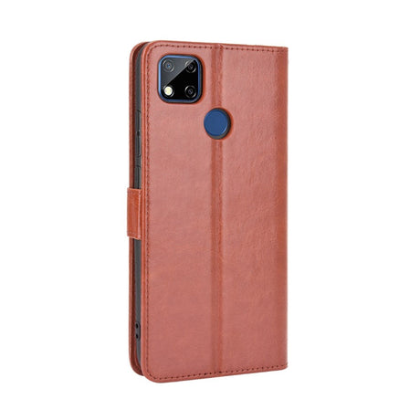 Xiaomi Redmi 9C Neutral läderplånbok - Brown