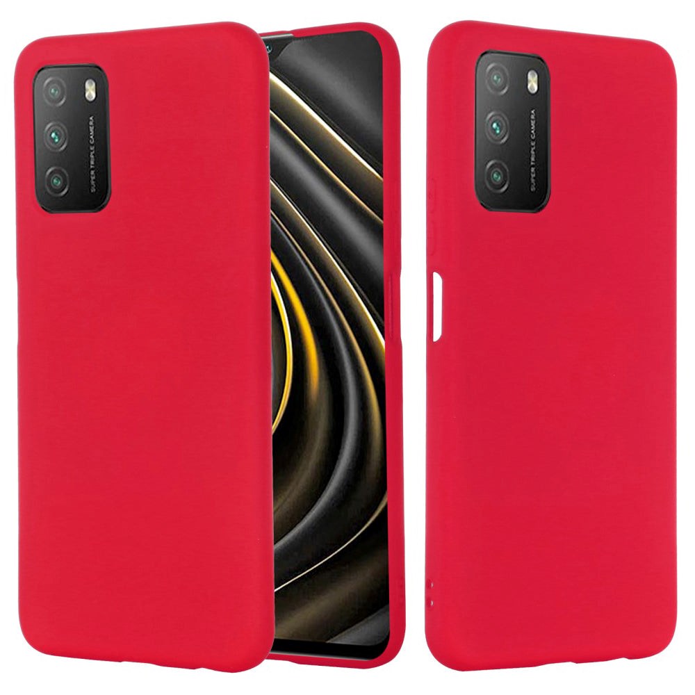 Xiaomi Poco M3 Liquid Silicone Case - Red