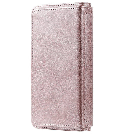 Xiaomi Poco M3 Flip Leather Case m. Extra korthållare - Rose Gold