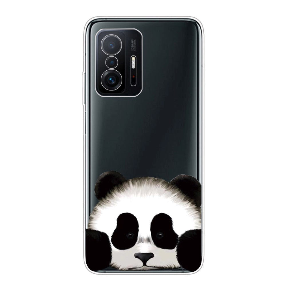 Xiaomi 11T / 11T Pro Flexibel Plast Skal med Tryck - Panda