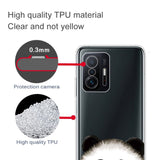 Xiaomi 11T / 11T Pro Flexibel Plast Skal med Tryck - Panda